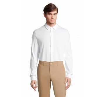 CHEMISE HOMME MANCHES LONGUES BALTHAZAR - Blanc