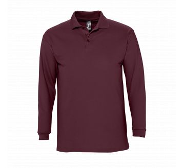 Polo homme Sol's WINTER II bordeaux