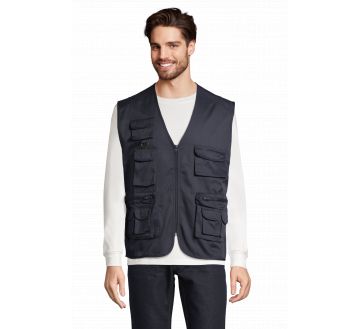 GILET WILD REPORTER MULTIPOCHES 43630 - SOL'S