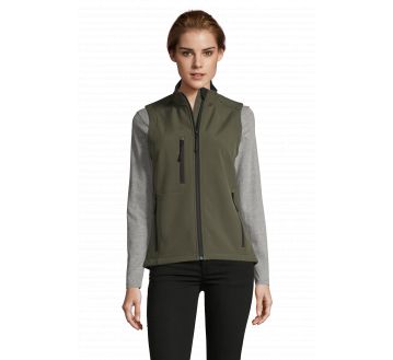 SOFTSHELL RALLYE FEMME SANS MANCHE 46801 - SOL'S