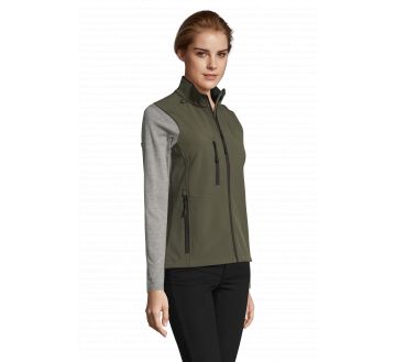 SOFTSHELL RALLYE FEMME SANS MANCHE 46801 - SOL'S
