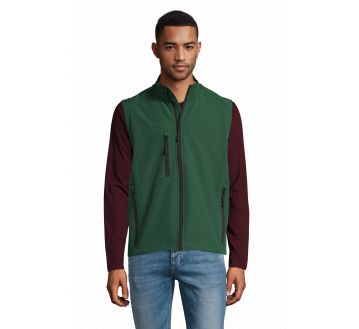SOFTSHELL RALLYE HOMME SANS MANCHE 46601 - SOL'S