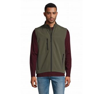 SOFTSHELL RALLYE HOMME SANS MANCHE 46601 - SOL'S