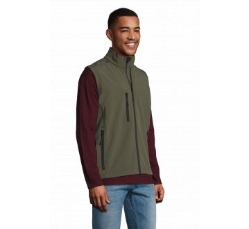 SOFTSHELL RALLYE HOMME SANS MANCHE 46601 - SOL'S