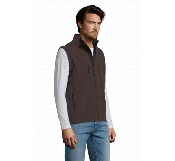 SOFTSHELL RALLYE HOMME SANS MANCHE 46601 - SOL'S
