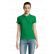 POLO FEMME PASSION MANCHES COURTES VERT PRAIRIE- SOL'S