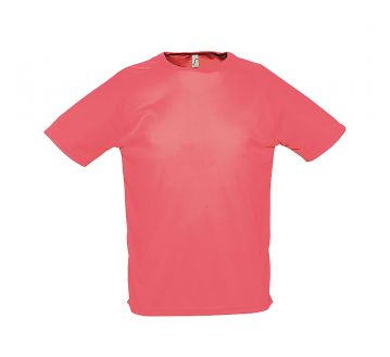 T-shirt SPORTY Sol's corail fluo