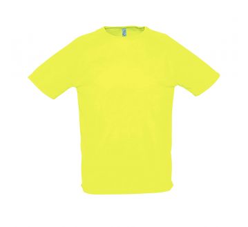 T-shirt SPORTY Sol's jaune fluo