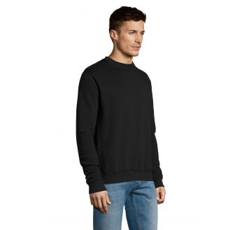 Sweat unisexe Sol's NEW SUPREME noir
