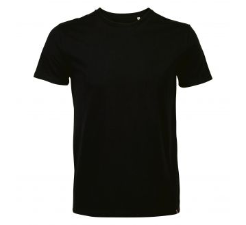 Tee shirt homme Made in France de la marque ATF Leon, coloris noir profond