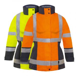 PARKA HAUTE VISIBILITE 4 EN 1 FEMME CALIFORNIA - T2S