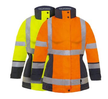 PARKA HAUTE VISIBILITE 4 EN 1 FEMME CALIFORNIA - T2S