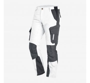 Pantalon de travail FHB FLORIAN blanc