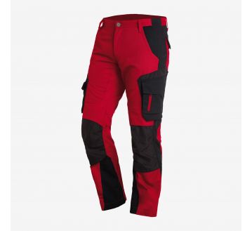 Pantalon de travail FHB FLORIAN rouge