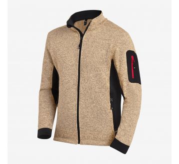 Veste en tricot polaire homme FHB CHRISTOPH beige