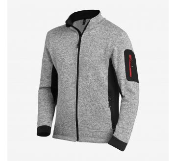 Veste en tricot polaire homme FHB CHRISTOPH gris