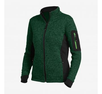 Veste en tricot polaire pour femme FHB MARIEKE vert