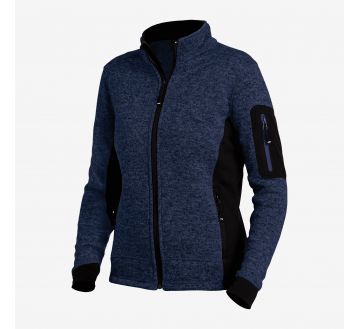 Veste en tricot polaire pour femme FHB MARIEKE marine
