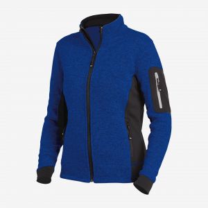 Veste en tricot polaire pour femme FHB MARIEKE bleu