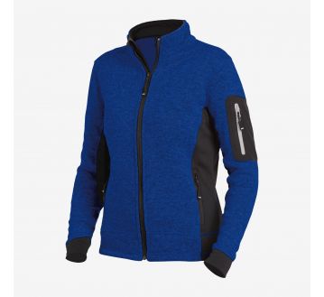Veste en tricot polaire pour femme FHB MARIEKE bleu