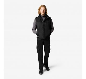 GILET DE TRAVAIL DEPERLANT DOUBLURE CHAUDE...