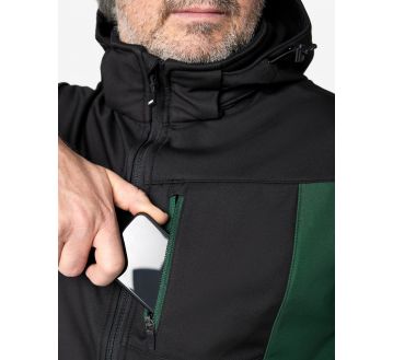 VESTE SOFTSHELL A CAPUCHE JANNIK - FHB