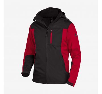 Veste softshell FHB JANNIK rouge