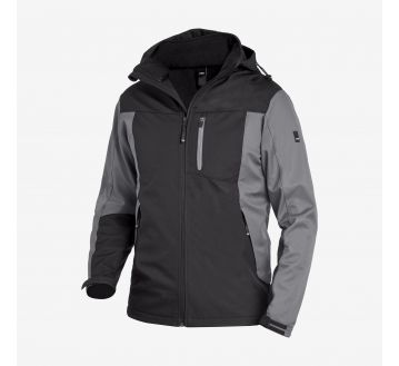 Veste softshell FHB JANNIK gris