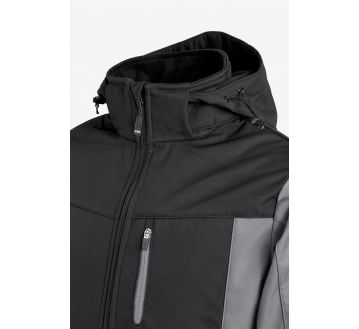 VESTE SOFTSHELL A CAPUCHE JANNIK - FHB