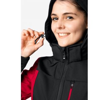 VESTE SOFTSHELL A CAPUCHE FEMME JULIA - FHB