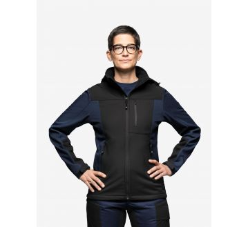 VESTE SOFTSHELL A CAPUCHE FEMME JULIA - FHB