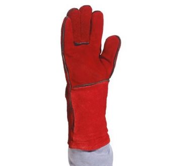 Gants de protection antichaleur TOUT CROUTE ROUGE Manchette 15cm