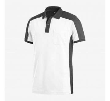 Polo à manches courtes FHB KONRAD blanc