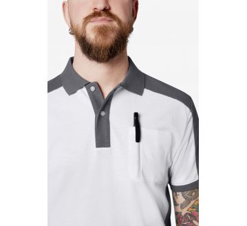 POLO MANCHES COURTES BI-COLORE KONRAD - FHB