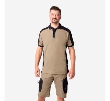 POLO MANCHES COURTES BI-COLORE KONRAD - FHB