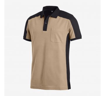 Polo à manches courtes FHB KONRAD beige