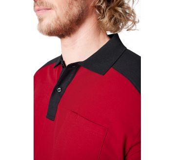 POLO MANCHES COURTES BI-COLORE KONRAD - FHB