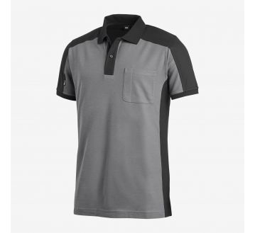 Polo à manches courtes FHB KONRAD gris