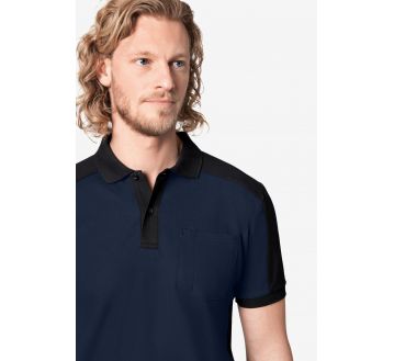 POLO MANCHES COURTES BI-COLORE KONRAD - FHB