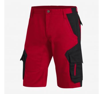 Bermuda de travail homme FHB WULF rouge