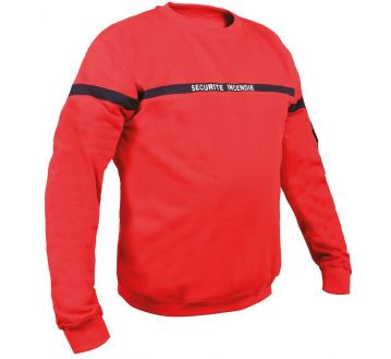 SWEAT-SHIRT DE TRAVAIL "SECURITE INCENDIE"...