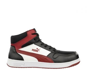 CHAUSSURES SECURITE FRONCOURT 630050 BLK/WHT/RED MID S3 ESD - PUMA