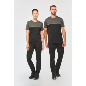 TEE-SHIRT BICOLORE ECORESPONSABLE UNISEXE WK304 - TOPTEX 2