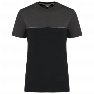 TEE-SHIRT BICOLORE ECORESPONSABLE UNISEXE WK304 - TOPTEX
