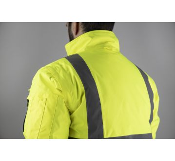 BLOUSON HAUTE VISIBILITE LASER JAUNE FLUO...
