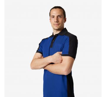 POLO MANCHES COURTES BI-COLORE KONRAD - FHB