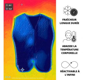GILET RAFRAICHISSANTE GRIS EV05 G-HEAT