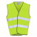 GILET SIGNALISATION CLASSE 2 JAUNE FLUO P101 - SACOBEL