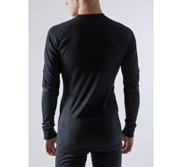 ENSEMBLE TEE-SHIRT/CALECON  NOIR CORE WARM/CORE...