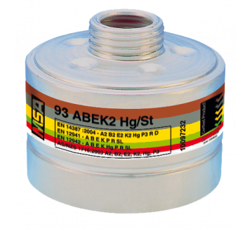 CARTOUCHE GAZ/VAPEURS/POUSSIERE ABEK2HgP3 10097232 - MSA